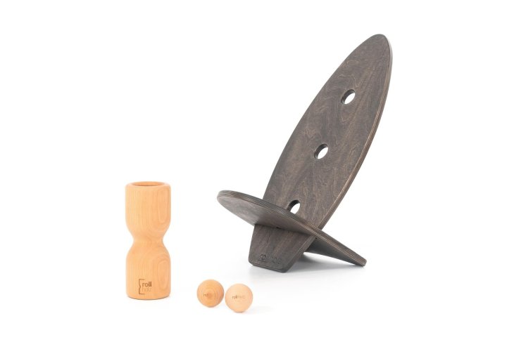 Rollholz Balance Board Set klein