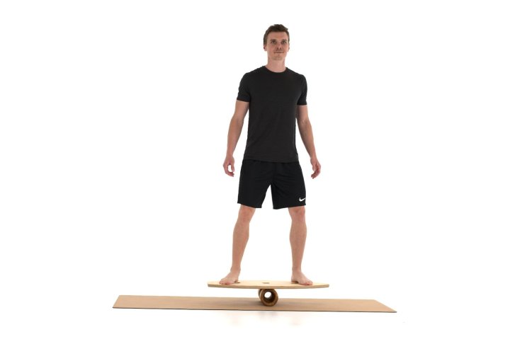 Rollholz Balance Board Set klein