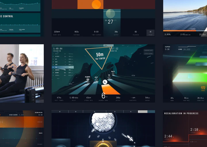Die Homepage der App