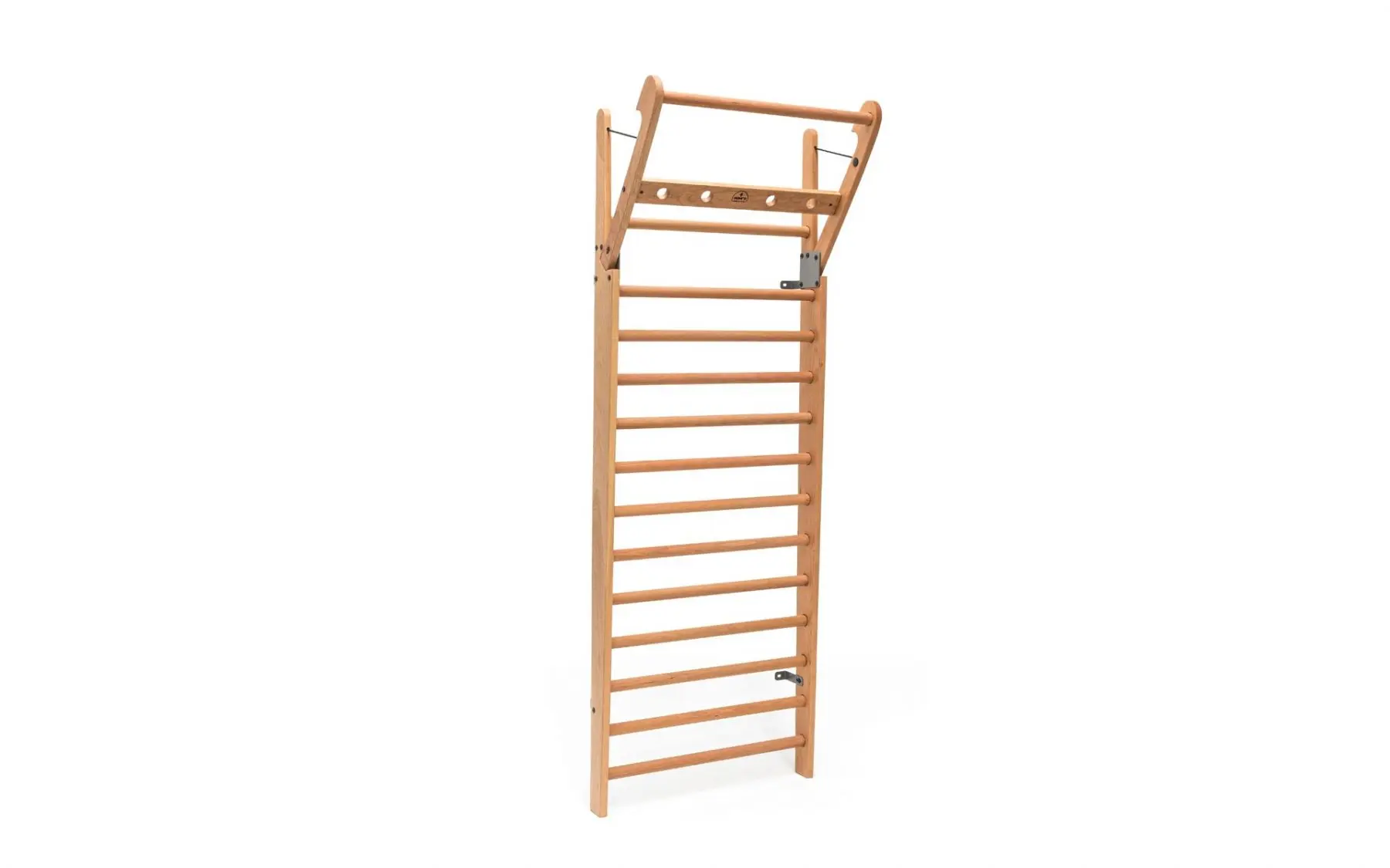 WallBars Nussbaum 10 Sprossen mit Verlängerung (eine Sprosse mehr)