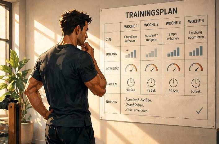 Rudergerät Trainingsplan