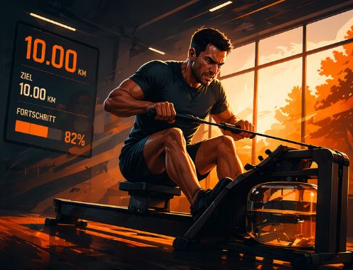 Trainingsplan: 10 Kilometer Rudern auf dem Waterrower