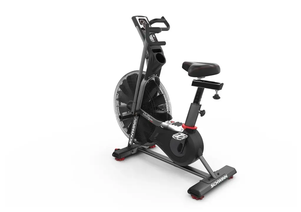 seitliches Bild eines Training Fahrrads