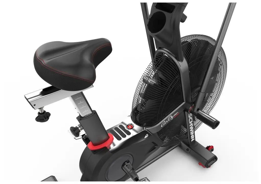 Bild von oben von einem Trainings Fahrrad