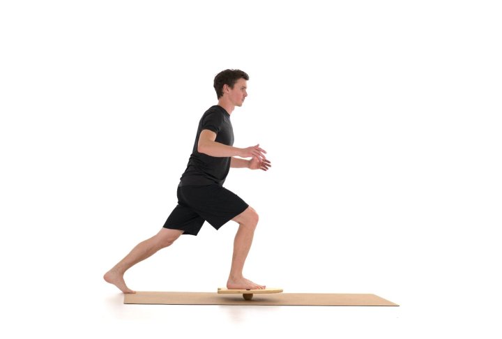 Rollholz Balance Board Set klein