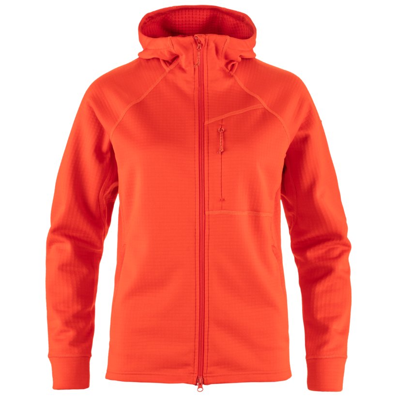 Abisko Grid Fleece Hoodie W