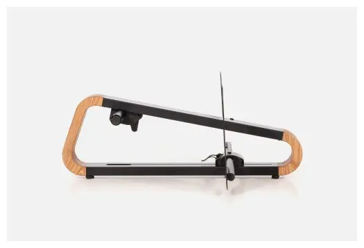 Fahrradständer aus Holz und Metal