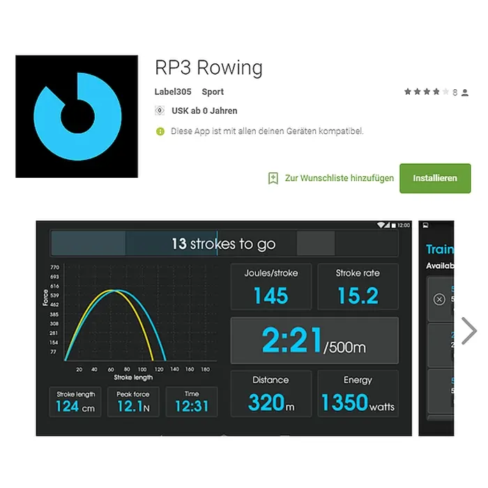 RP3 Ruderergometer Model S